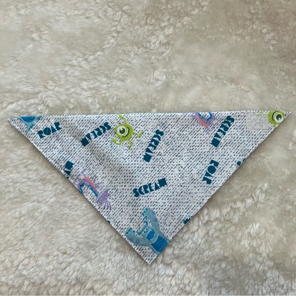 Reggie in Bowties | Monsters Inc. Disney Movie Print Bandana - Picture 3 of 11